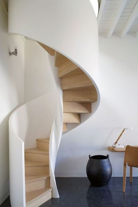 white-spiral-staircase