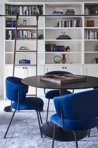 bookcase with library ladder