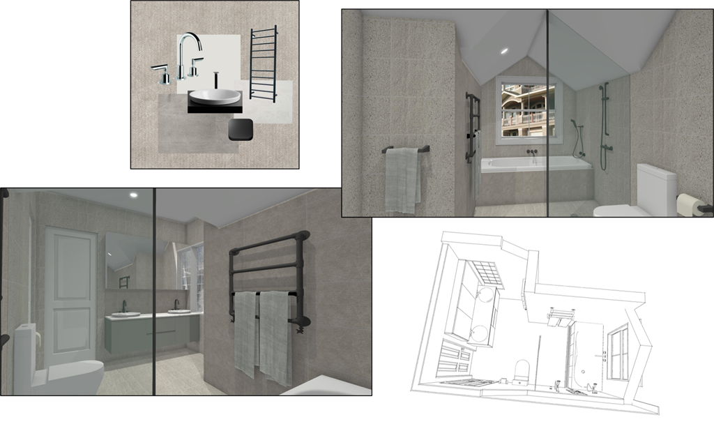 Design for award finalist bathroom