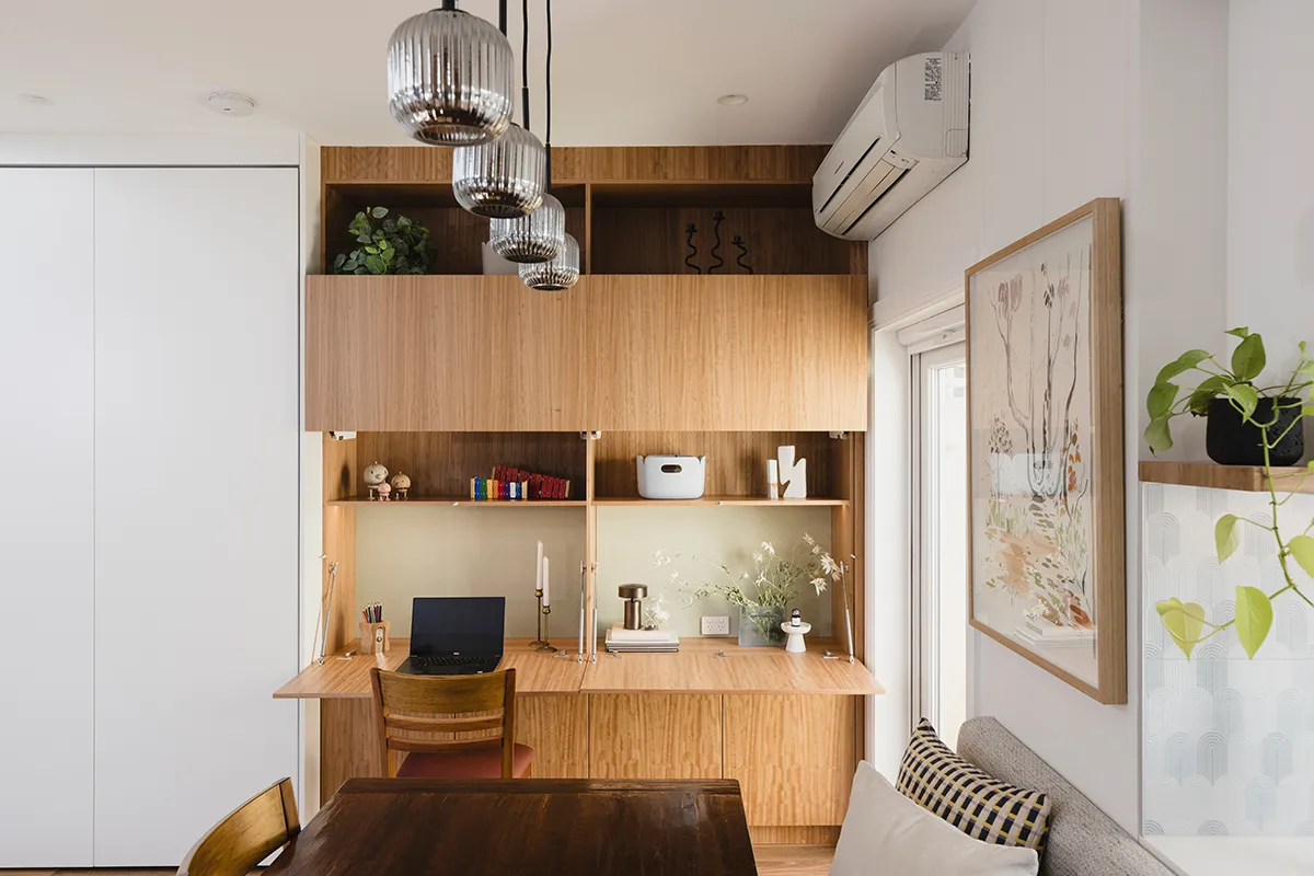 marrickville kitchen before renovation and adjoining office
